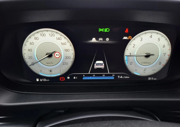 Hyundai i20 cena 67500 przebieg: 511, rok produkcji 2023 z Ełk małe 379